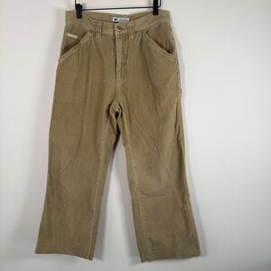 Columbia‎ Men's Khaki Corduroy Carpenter Pants Size 30 Utility Work Wear Hiking